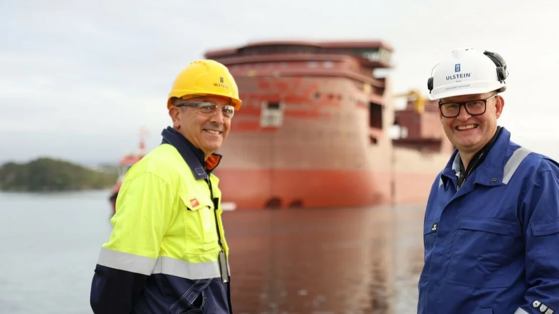 Ulstein Luis Pardo Nexans Runar Toftesund prosjektleiar Ulstein Verft Foto Ulstein