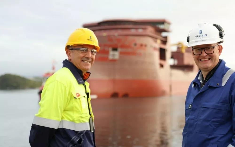Ulstein Luis Pardo Nexans Runar Toftesund prosjektleiar Ulstein Verft Foto Ulstein