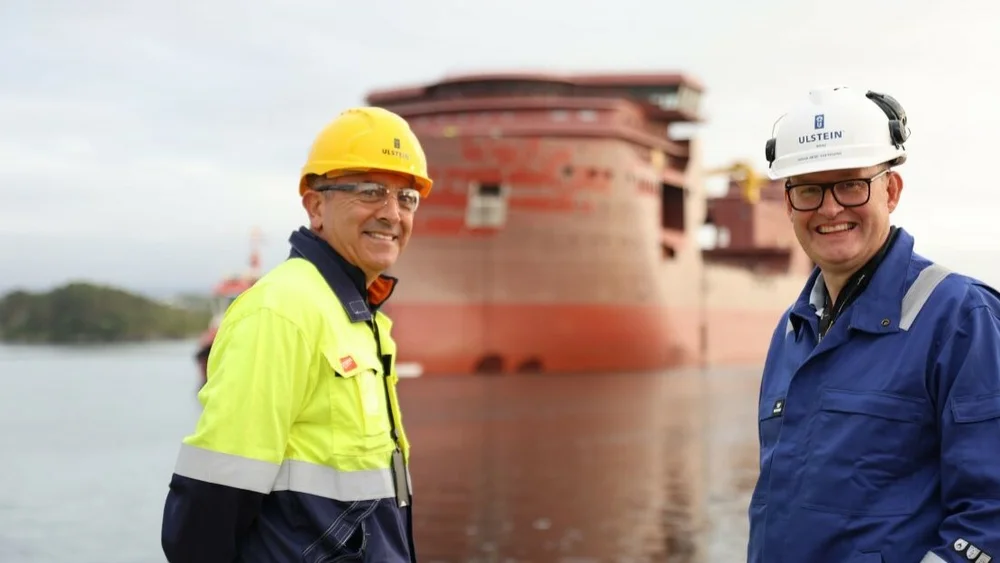 Ulstein Luis Pardo Nexans Runar Toftesund prosjektleiar Ulstein Verft Foto Ulstein