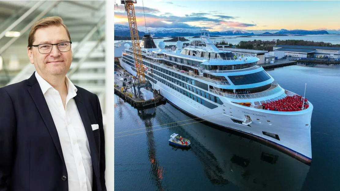 Vard Gisle Anderssen montasje Viking Octantic foto Vard Viking Cruises