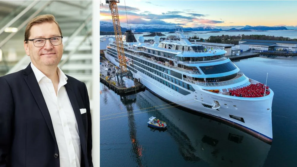 Vard Gisle Anderssen montasje Viking Octantic foto Vard Viking Cruises