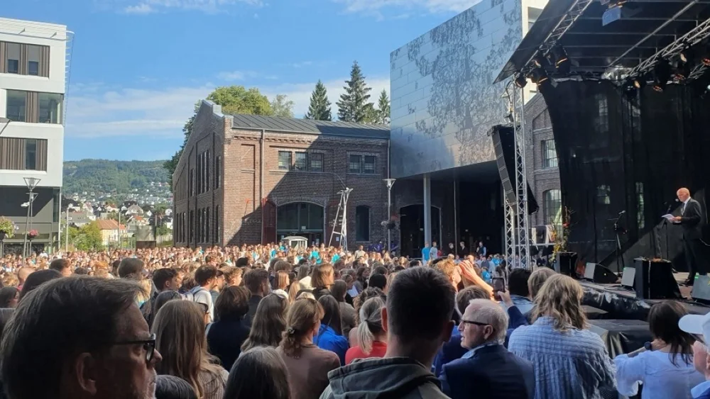 Markering studiestart hvl 12 august 2024 foto Paula Zwolenski