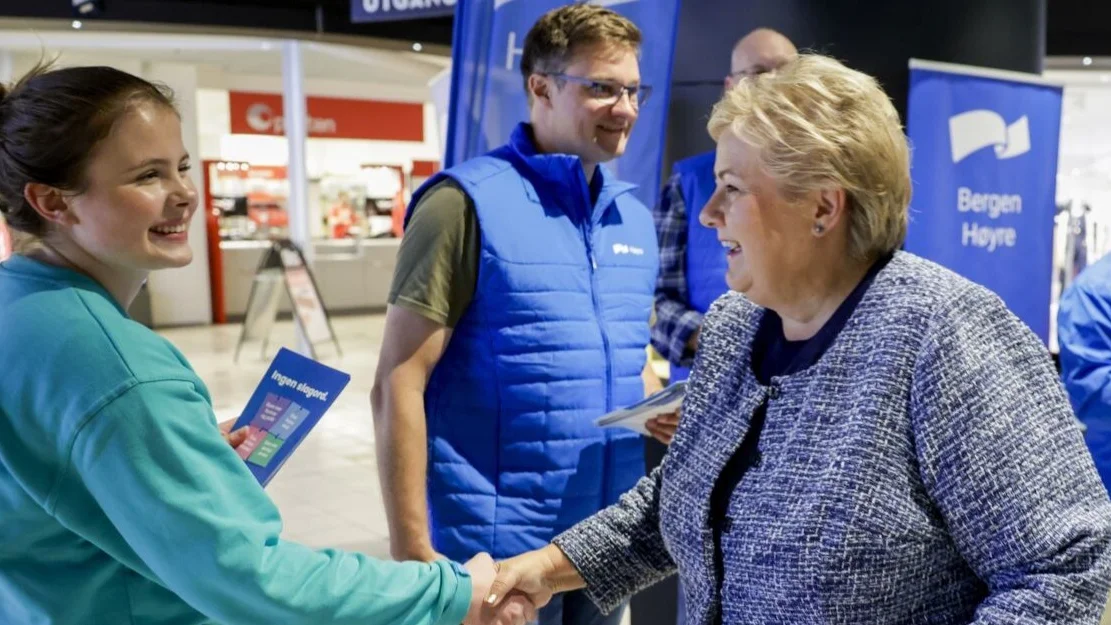 Erna Solberg IKKE GJENBRUK foto npk