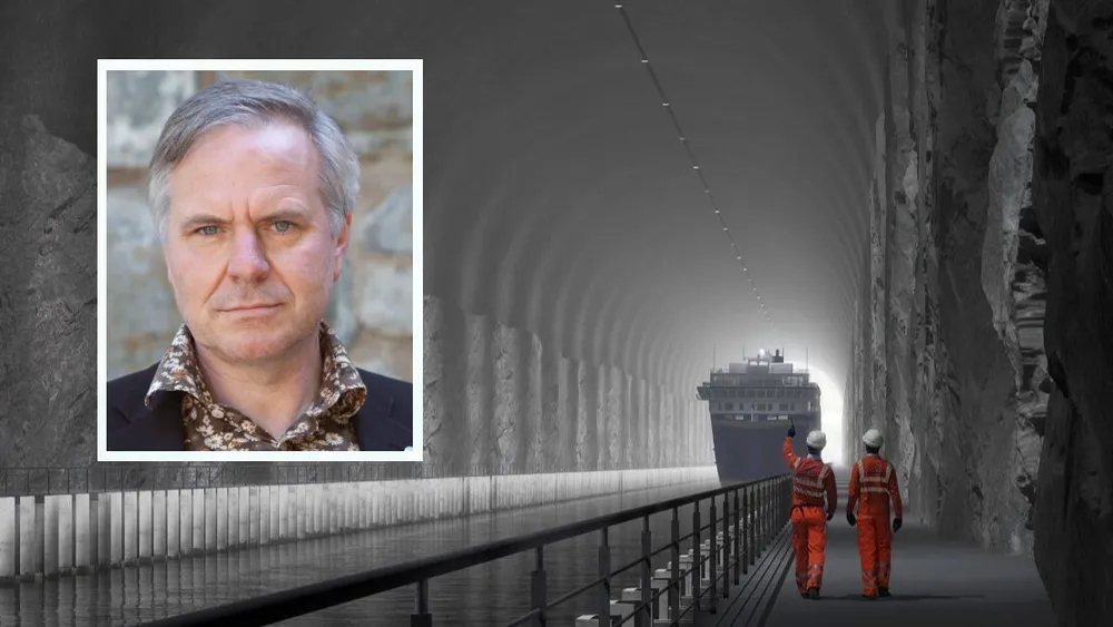 Satd skipstunnel innfelt alfred bjorlo illustrasjon Kystverket Snohetta Plomp foto Celina Christoffersen