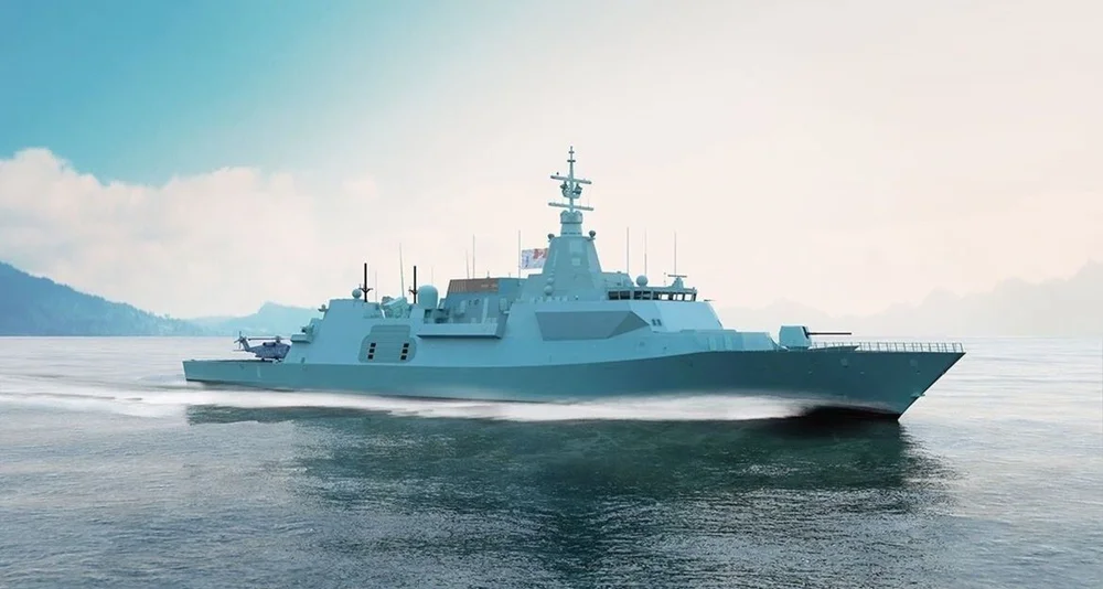 Royal Canadian Navy River Class Destroyer illustrasjon Royal Canadian Navy