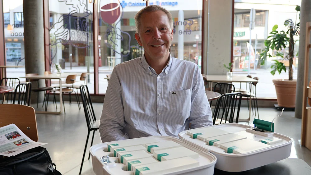 Trond Lauritsen dgl og grunnleggar Aidency foto Ogne