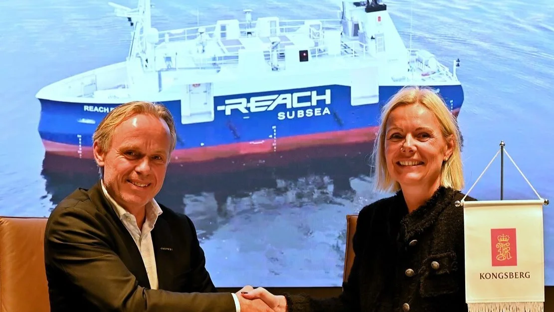 Reach subsea Jostein Alendal og Lisa Edvardsen Haugan kongsbegr maritime foto Kongsberg Maritime