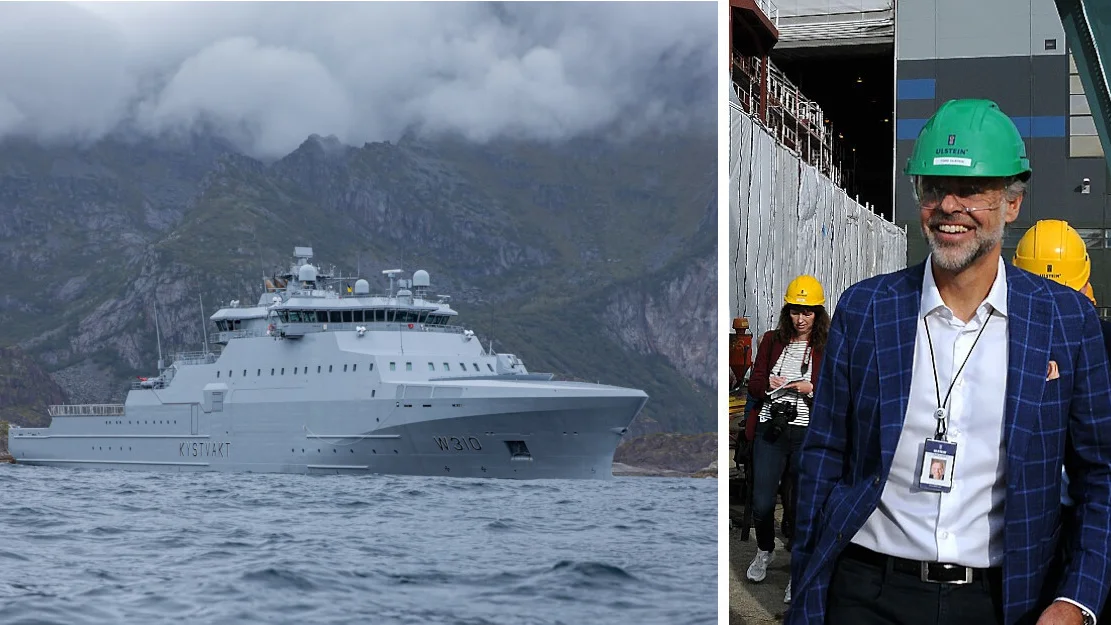 Kystvaktskip jan mayen montasje tore ulstein foto Annemarte Lehne forsvaret Marius