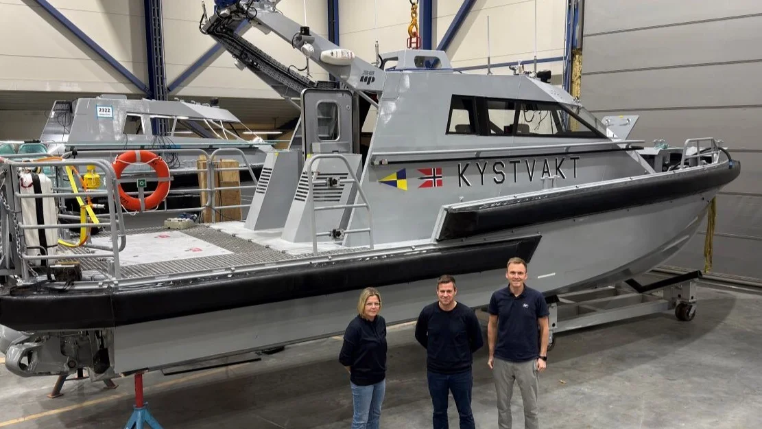 Line Holmstrom Martitime Partner Ruben Torsvik Forsvarsmateriell Henrik Myklebust MP foto Maritime partner