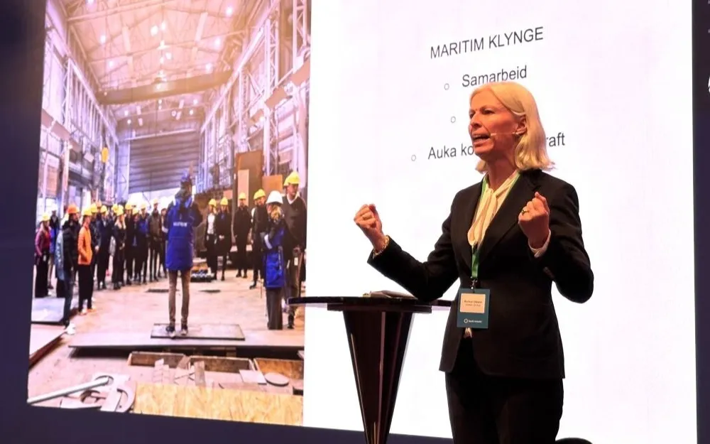 Gunvor Ulstein verftskonferansen scenen foto Marius