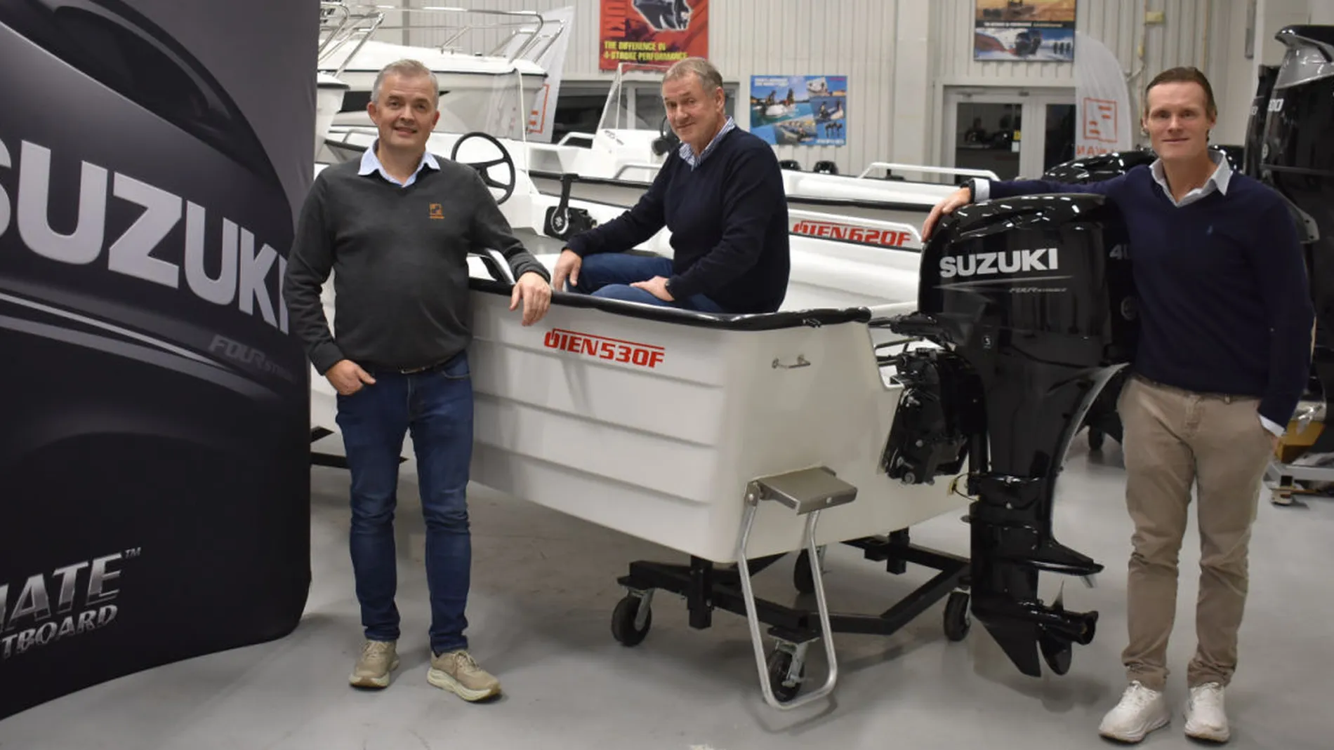 Farvan Fv R Une Westad i Farvan Arild Oien fra Oien Bat Svein Helling fra Peak Invest