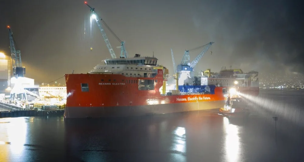 Ulstein Verft Nexans Electra launch dokkhall foto Martin Giskegjerde Oclin 2
