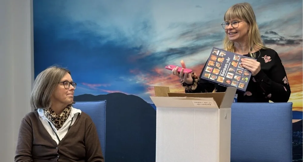 May Odden og Line Lauvsnes Oddekalv foto Marius