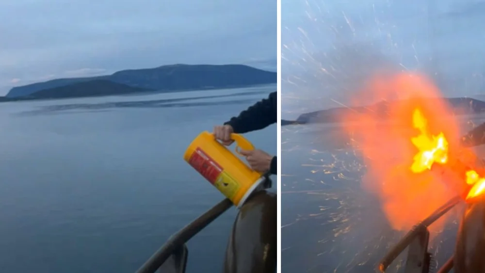 Linekaster montasje foto solvtrans ferdig