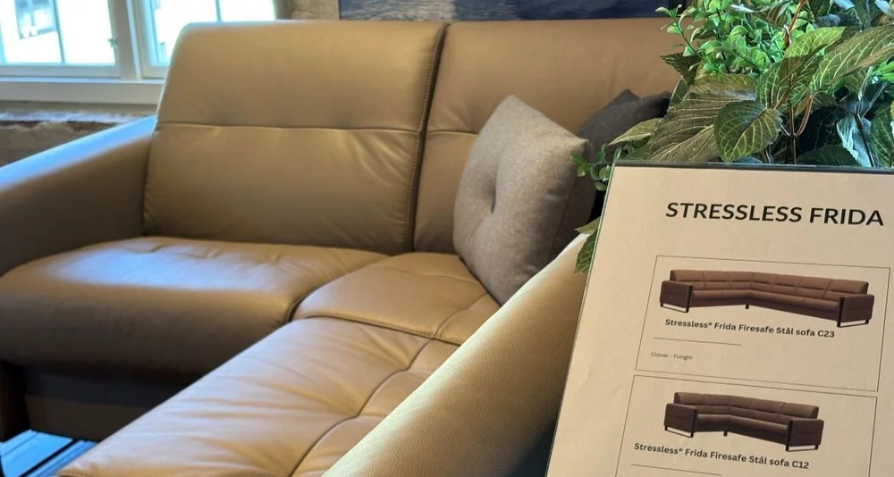 Ekornes sofa brannsikker foto Marius