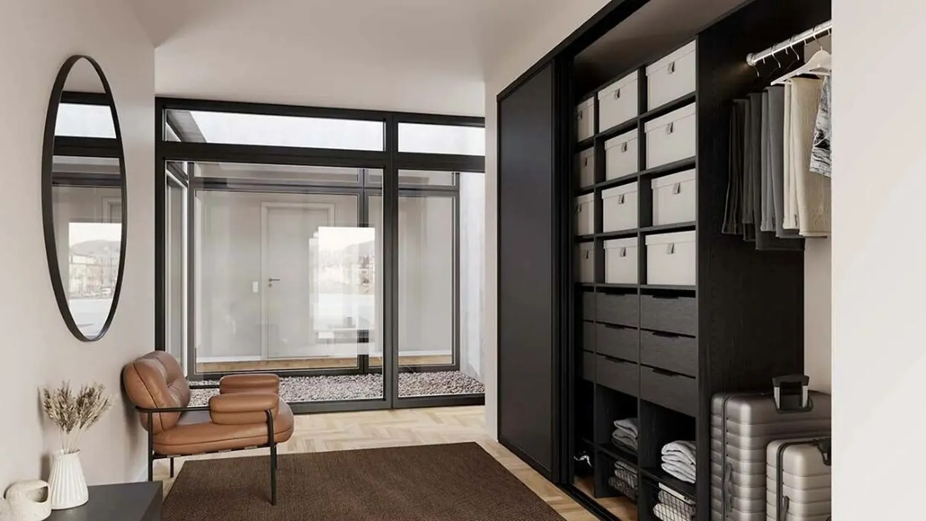 Langlo skyvedorsgarderobe foto Langlo