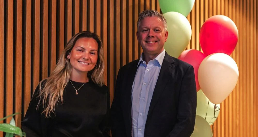 Terje Honningsvag og Sahra Brandal Coughlan foto Tell