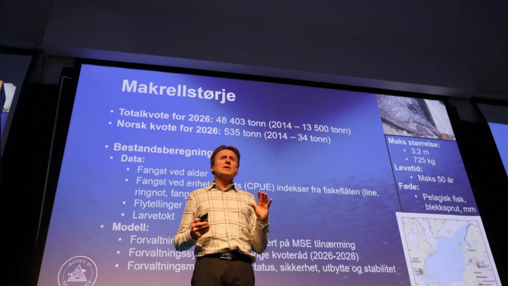 Leif Nottestad havforskningsinstituttet Pelagisk Aena 2026 foto Ogne