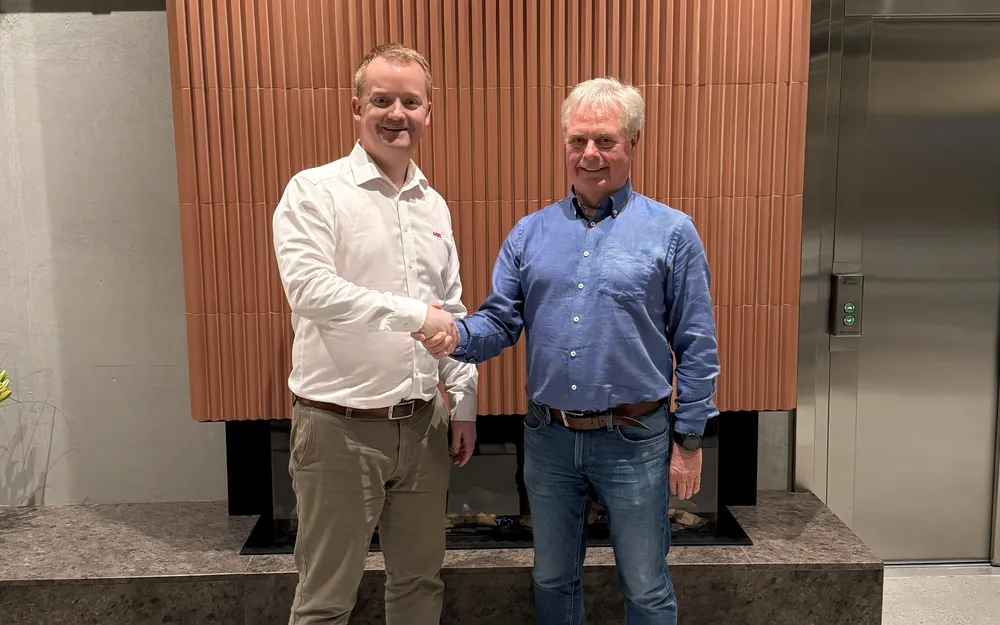 Anders Vedlog CEO ACEL Group og Stein Erik Fiskerstrand Daglig Leder Kvalsund