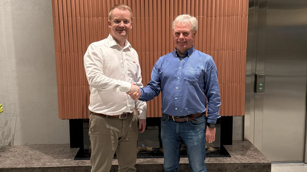 Anders Vedlog CEO ACEL Group og Stein Erik Fiskerstrand Daglig Leder Kvalsund