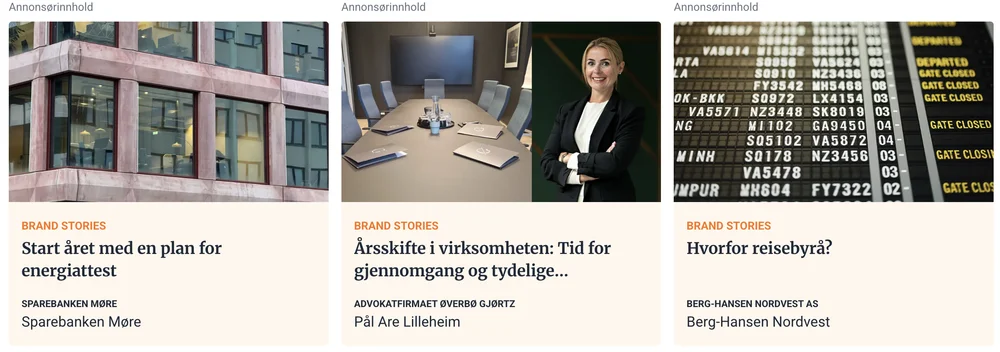 Brandstories eksempel