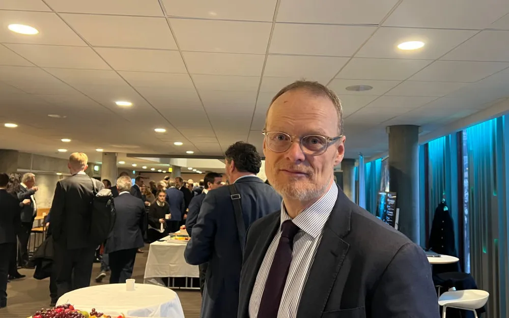 Torleiv Opland leder bransjeforening for forsvarsbedrifter foto Karoline Prytz Berset