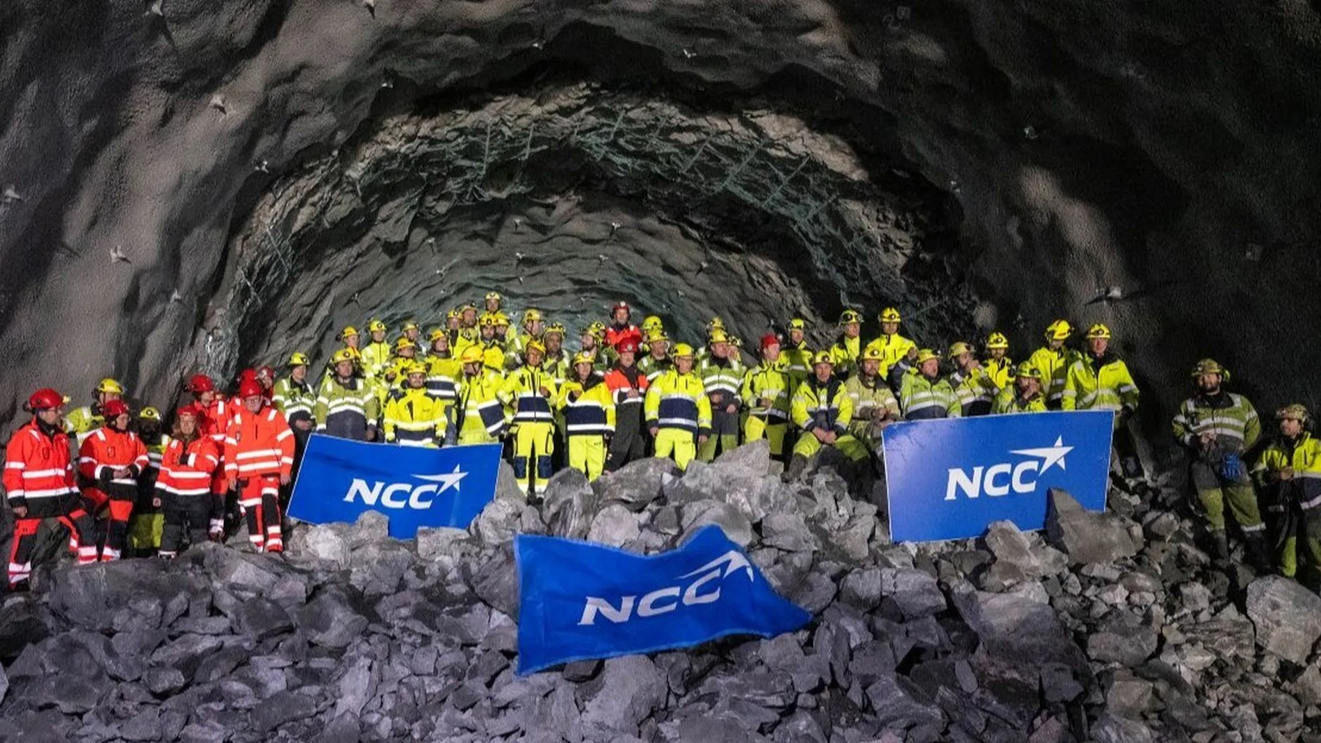 Lerstadtunnelen NCC og Statens vegvesen foto Ole Kristian Aset Statens vegvesen