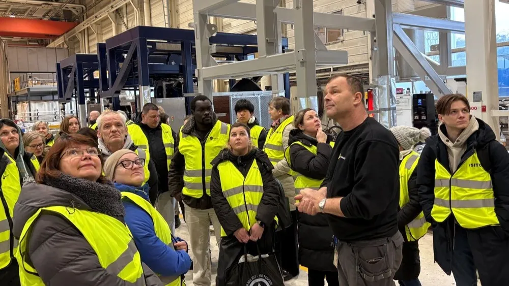 Bedriftsbesok ulmatec Arne Haram foto Marius