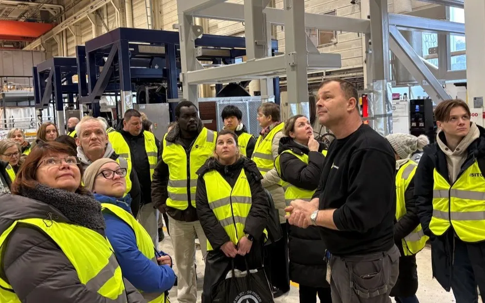 Bedriftsbesok ulmatec Arne Haram foto Marius