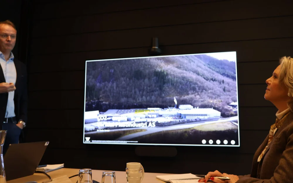 Jan Endre Vartdal og Sylvi Listhaug Vartdal Plast februar 2025 foto Ogne