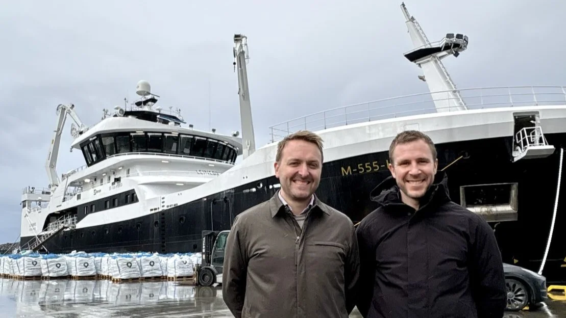 Tore Saeten Opsvik Vegard Hjelvik Skipsteknisk nye Leinebris foto Marius