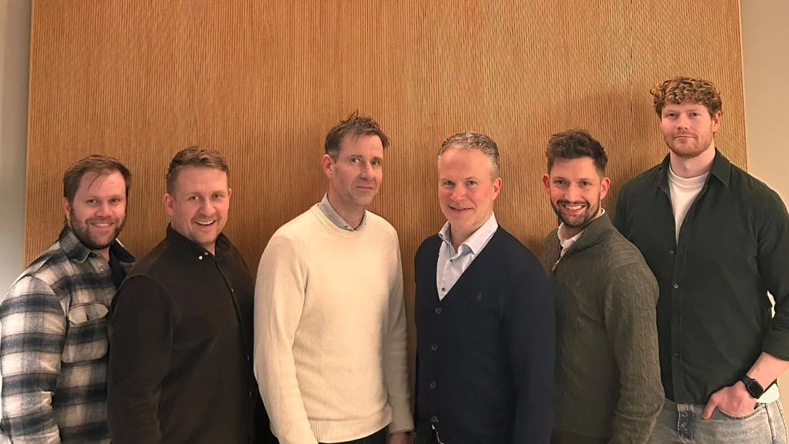 Fra Venstre Sigmar Orn Hilmarsson Sigurpall Hjorvar Arnason Jon Kjartan Jonsson Siggi Olason Espen Rorvik og Sigurd Lillebo foto Optimar