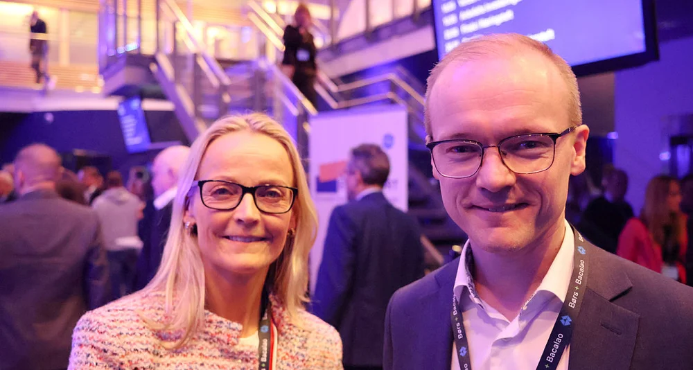 Mette Toft Bjorgen Johnny Aarseth kongberg maritime foto Ogne
