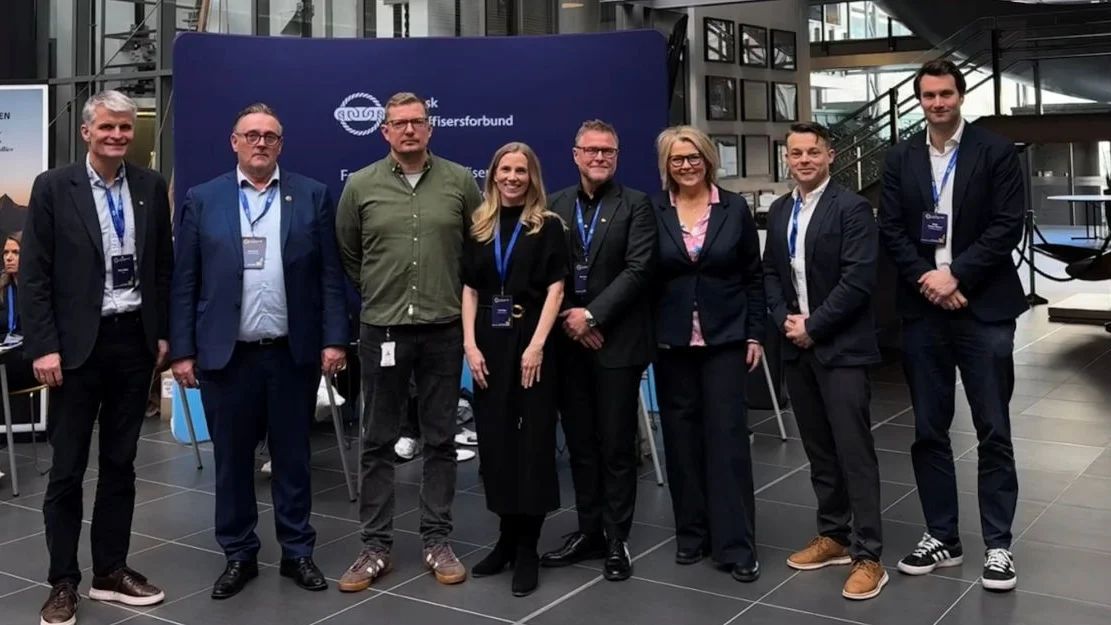 Pa bildet fra venstre Rune Volden NTNU Hans Sande Borre Andreassen Juuni Vatne Tor Arne Borge Britt Giske Andersen Marius Mandal Bardsgjerde og Endre Borgen Maeland Kred fellesbilde pressefoto MFNV