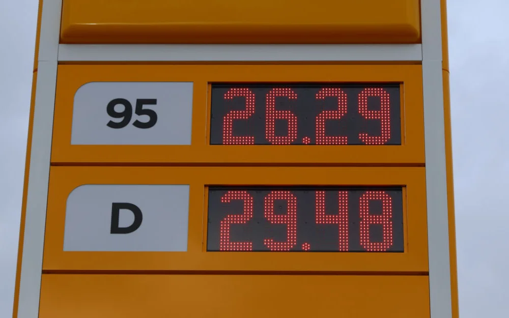 Diesel og bensinprise 23 mars 2026 foto Ogne