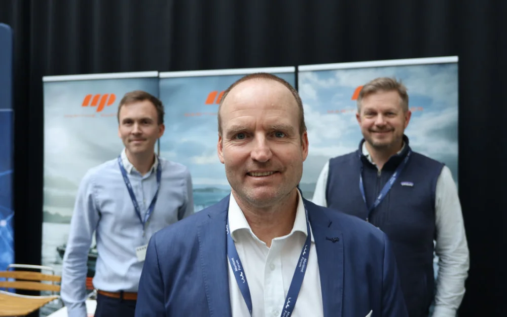 Maritime Partner Fv Henrik Myklebust Stina Ostrem Nils Peter Giske mars 26 informote om standardfartoy NMK foto Ogne