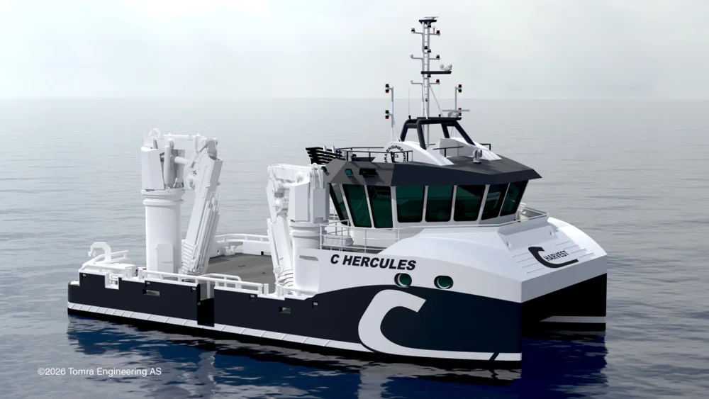 C Hercules Fwd SB TE 1 fra Slathammer Batbyggeri til Cjharvest ill Tomra Engineering