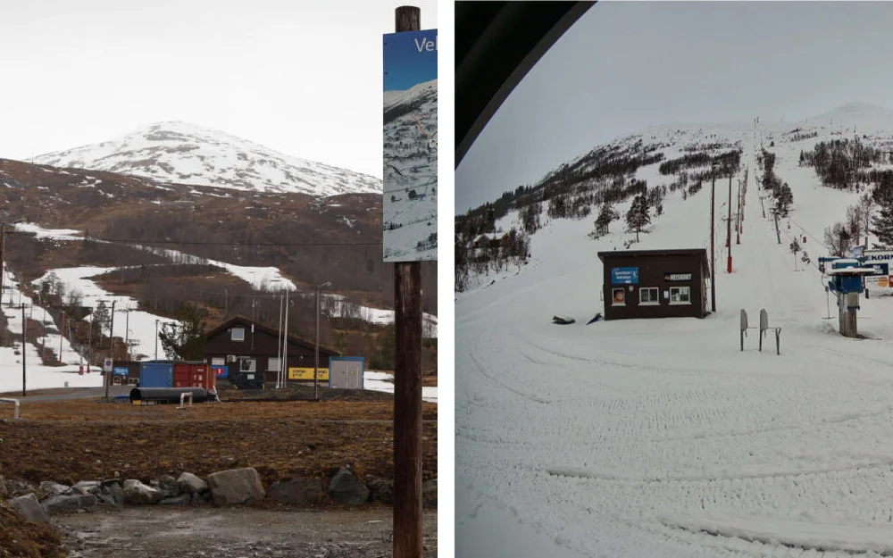 For og etter 21 og 27 mars 2026 hornindal skisenter foto Ogne Oyehaug Hornindal skisenter