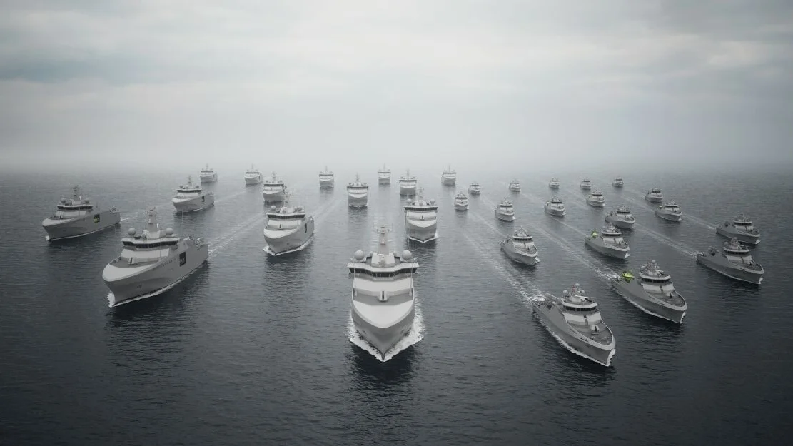 Standardiserte fartoy illustrasjon salt ship design kongsberg