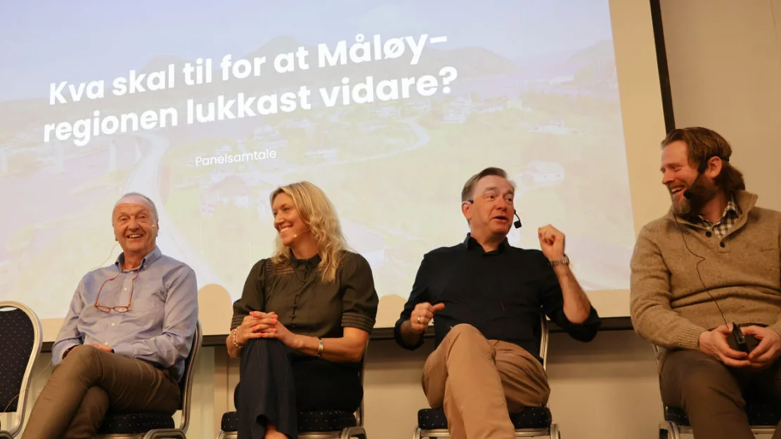 FV Gunnar Carlson Hildegunn Fure Osmundvag Sindre Kvalheim Kristian Skibenes frokostmote maloy vekst juni 26 foto Ogne