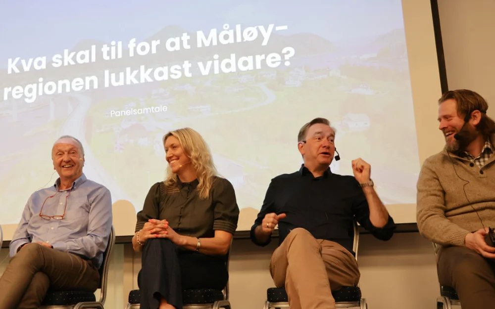 FV Gunnar Carlson Hildegunn Fure Osmundvag Sindre Kvalheim Kristian Skibenes frokostmote maloy vekst juni 26 foto Ogne
