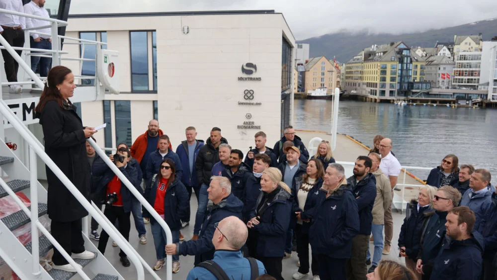 Marianne Sivertsen Naess alesund geir holmeseetrederiet juni 26foto Ogne