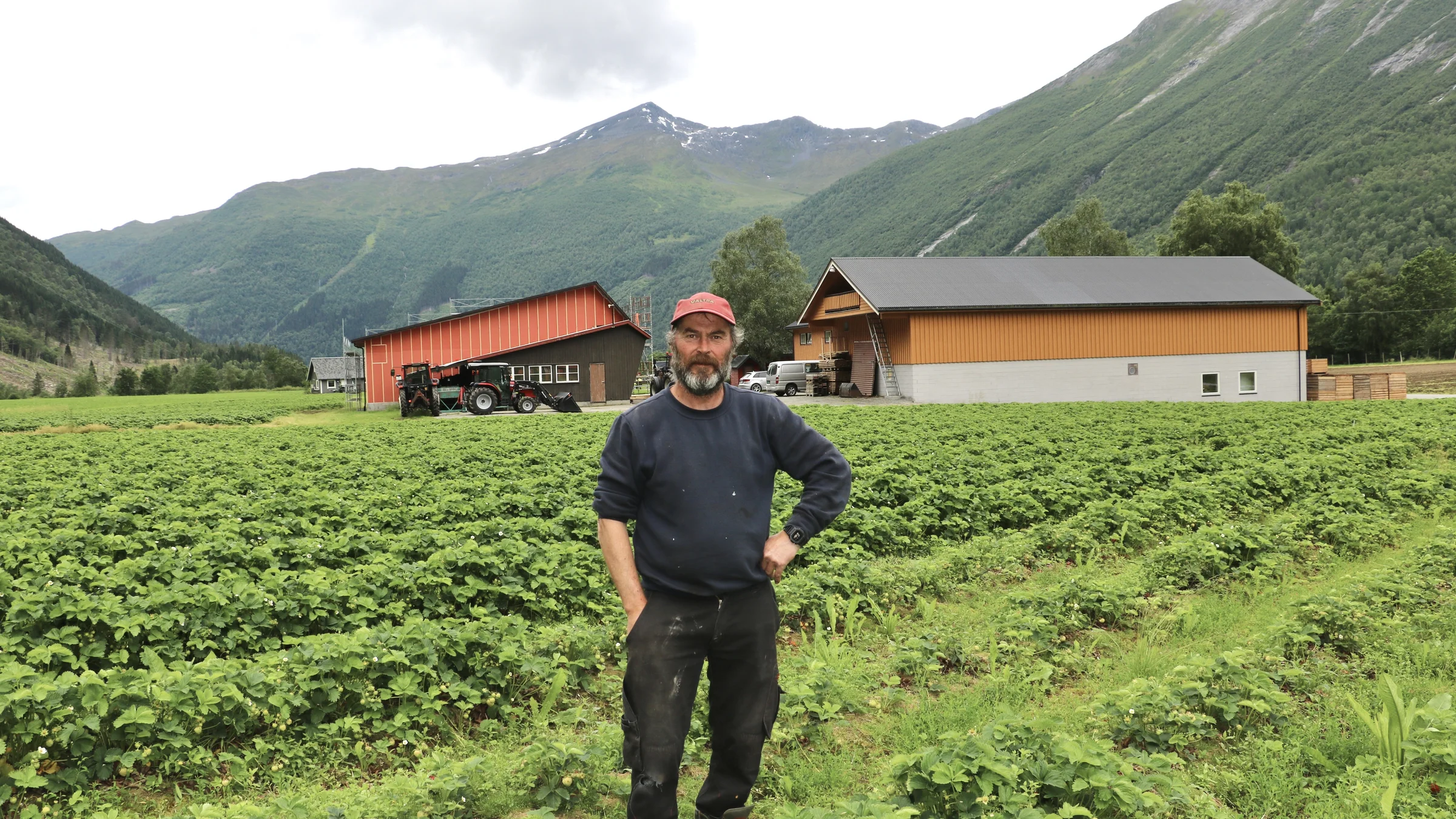 Peter Arne Døving i Valldalen foto: Kristianne