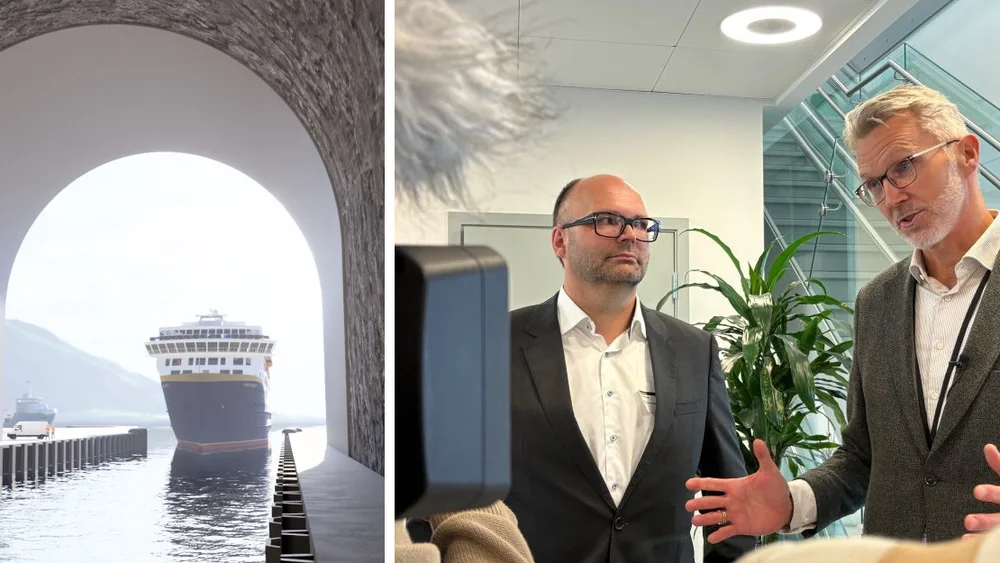 Stad skipstunnel montasje Ivar Galaaen Einar Arset kontrakt foto Marius