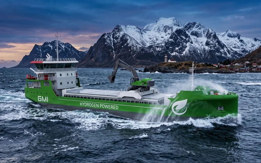 GMI group hydrogenskip illustrasjon Naval Dynamics