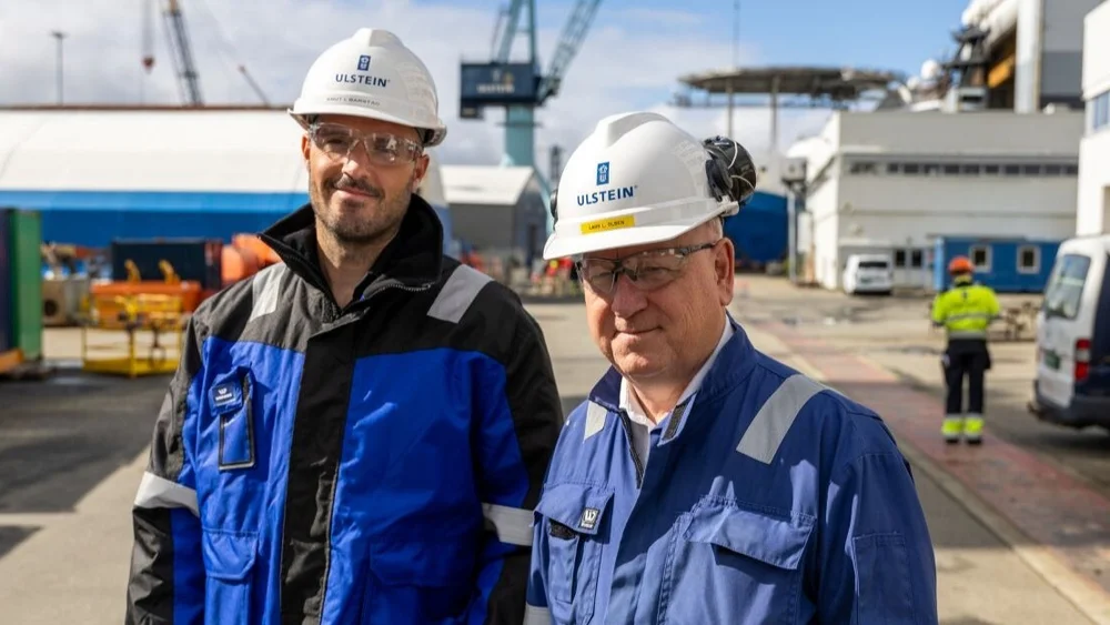 Knut L Barstad Lars Luhr Olsen foto Ulstein Group