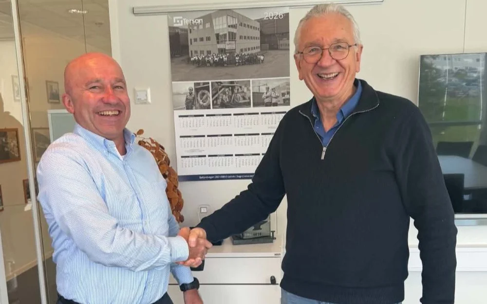 Leiv Helge Klaevold og Tor Leif Mongstad foto Havyard Tersan