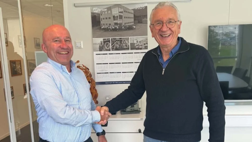 Leiv Helge Klaevold og Tor Leif Mongstad foto Havyard Tersan