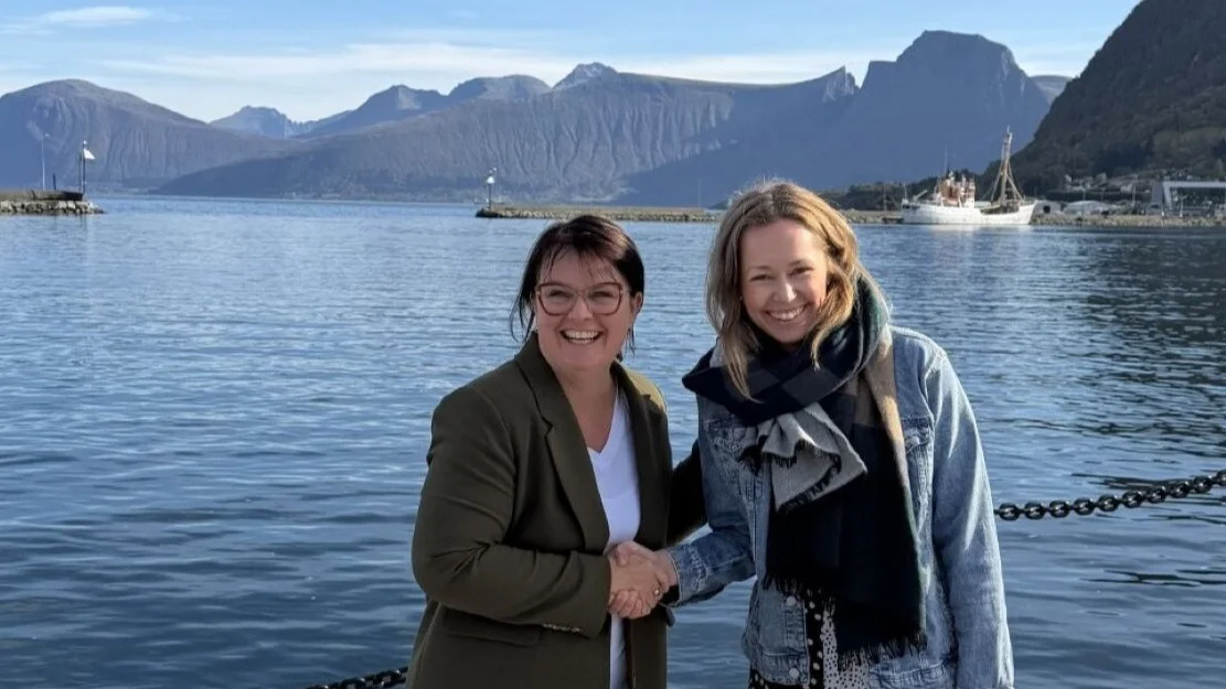 Heidi Nakken og Christine Erdal foto Vekst i Hareid
