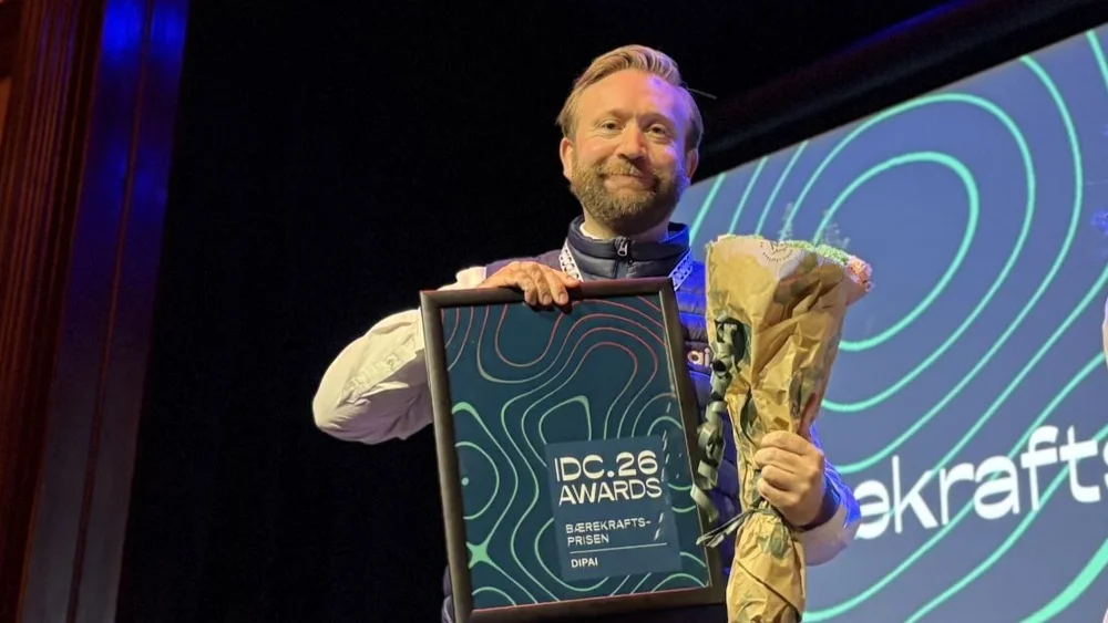 Dipai Andre Listou Ellefsen baerekraftpris idc foto Marius